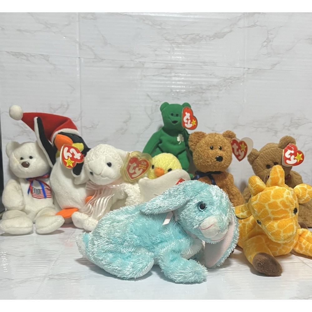 Ty Beanie Baby Lot Of 9